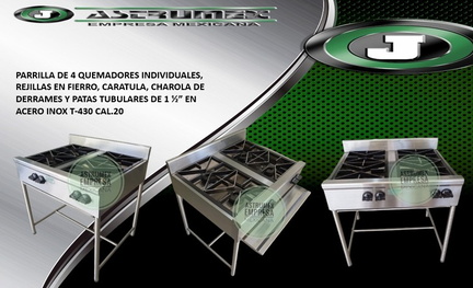 ESTUFA 4 QUEMADORES