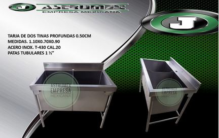 TARJA DOS TINAS PROFUNDAS INDUSTRIAL