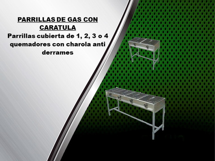 PARRILLA DE GAS CON CARATULA