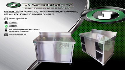 MESA CON GABINETE